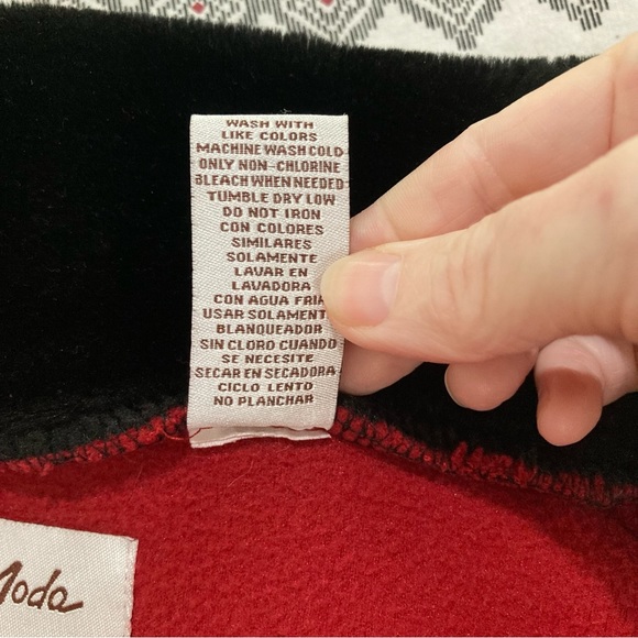 Vintage Le Moda red and black cloak/cape - Picture 6 of 9